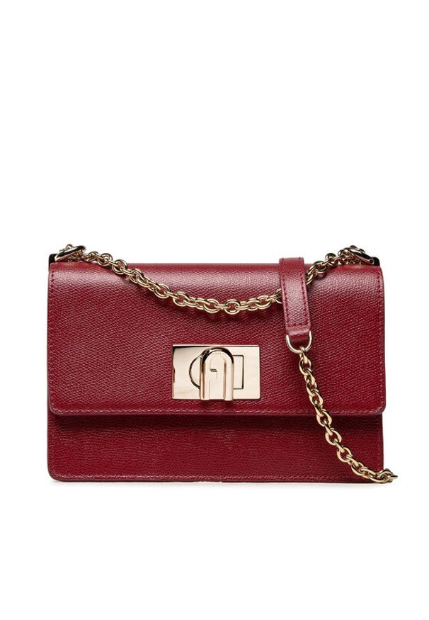 Furla Torebka 1927 BAFKACO-ARE000-CGQ001-1-007-20-BG-B Bordowy. Kolor: czerwony. Materiał: skórzane