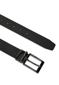 TOMMY HILFIGER - Tommy Hilfiger Pasek Męski AM0AM13017 Czarny. Kolor: czarny. Materiał: skóra #4