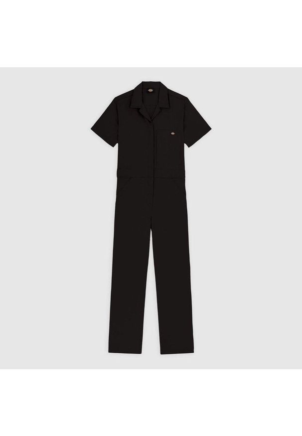 Kombinezon Dickies z krótkim rękawem czarny. Kolor: czarny. Długość: krótkie. Sport: skateboard