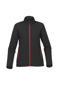 STORMTECH - Kurtka Damska Orbiter Soft Shell. Kolor: czerwony, wielokolorowy, czarny