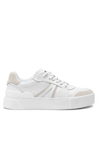 Lacoste Sneakersy L00107224SF Biały. Kolor: biały. Materiał: skóra #1