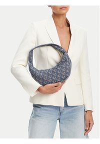 Calvin Klein Torebka Ckj Monogram Pinched Medium Shou LV04F3206G Niebieski. Kolor: niebieski #5