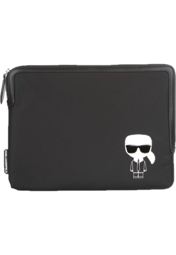 Karl Lagerfeld Karl Lagerfeld Sleeve KLCS16SAKCPMK 16" czarny/black Saffiano Karl&Choupette. Kolor: czarny