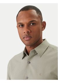 Calvin Klein Koszula LV04LF110G Khaki Regular Fit. Kolor: brązowy. Materiał: syntetyk #4