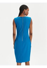 Calvin Klein Sukienka koktajlowa K20K207073 Niebieski Slim Fit. Kolor: niebieski. Materiał: syntetyk. Styl: wizytowy #3