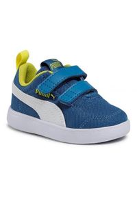 Buty do chodzenia niemowlęce Puma Courtflex V2 Mesh V Inf. Zapięcie: rzepy. Kolor: niebieski. Materiał: mesh. Szerokość cholewki: normalna. Sport: turystyka piesza #2