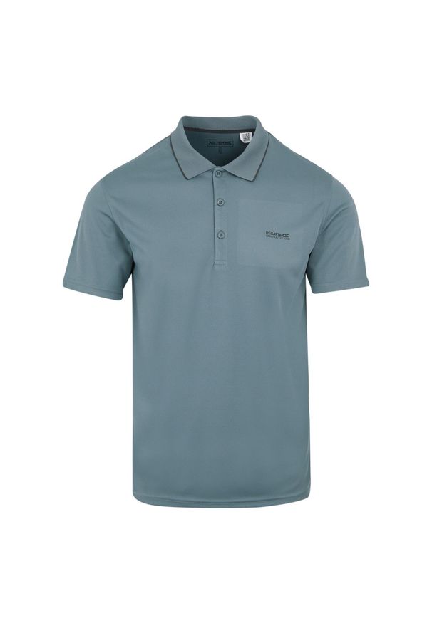 Polo Regatta Maverik V. Typ kołnierza: polo. Kolor: czarny, niebieski, szary, wielokolorowy. Materiał: poliester