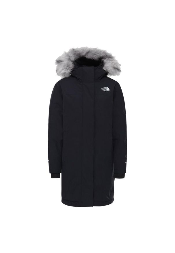 Kurtka turystyczna damska The North Face W Arctic Parka. Kolor: czarny. Sport: turystyka piesza