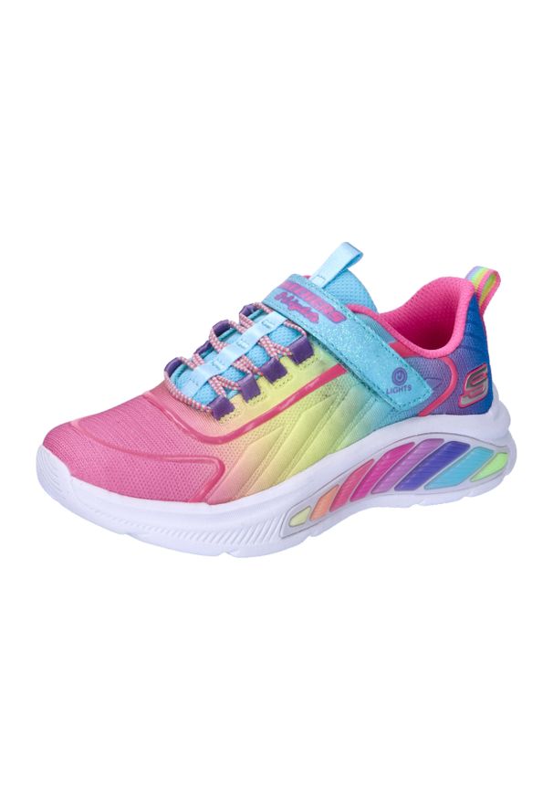skechers - Buty SKECHERS RAINBOW CRUISERS Wielokolorowy. Okazja: na co dzień. Kolor: niebieski, różowy, wielokolorowy. Materiał: syntetyk, tkanina