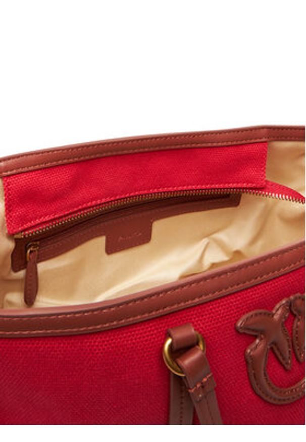 Pinko - PINKO Torebka Miranda Shopper Classic PE 25 PLTT 104714 A2G2 Czerwony. Kolor: czerwony