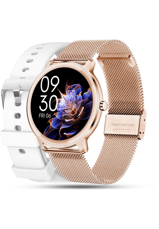 Rubicon - Zegarek SMARTWATCH RUBICON rosegold. Rodzaj zegarka: smartwatch