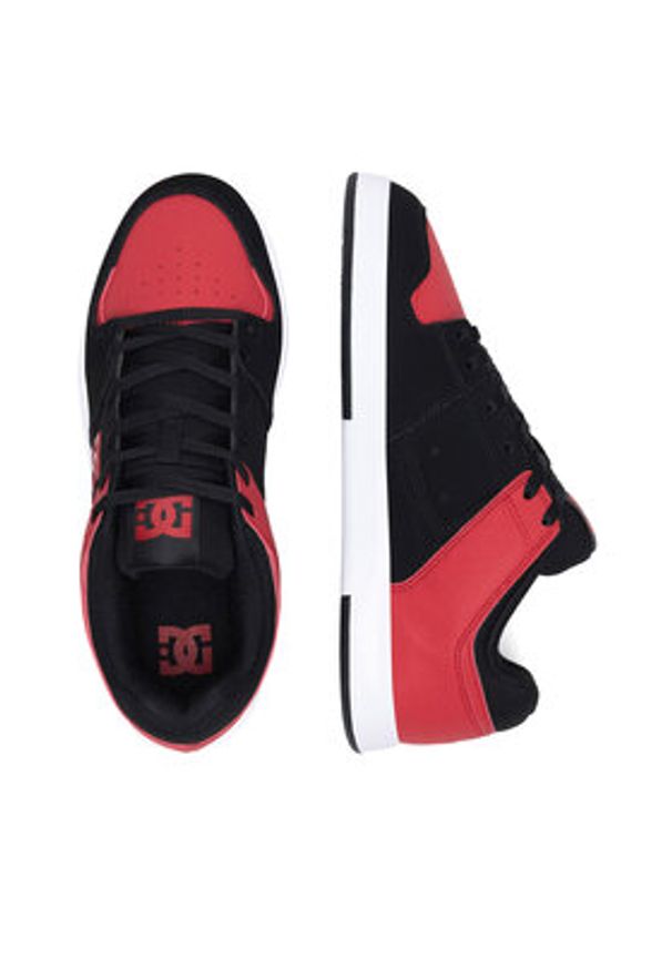 DC Sneakersy DC SHOES CURE ADYS400073-XKRK Czarny. Kolor: czarny. Materiał: nubuk, skóra