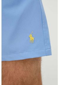 Polo Ralph Lauren szorty kąpielowe kolor turkusowy. Kolor: niebieski. Materiał: tkanina, poliester #2