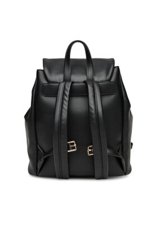 TOMMY HILFIGER - Tommy Hilfiger Plecak Th Modern Backpack AW0AW17470 Czarny. Kolor: czarny. Materiał: skóra
