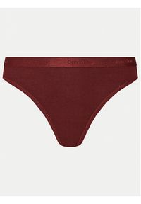 Calvin Klein Underwear Komplet 5 par stringów Thong 5pk 000QD5247E Kolorowy. Materiał: bawełna. Wzór: kolorowy #12