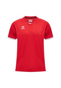 Koszulka Hummel hmlhmlCORE volley. Kolor: czerwony, różowy, wielokolorowy. Sezon: lato. Sport: koszykówka, piłka nożna #1