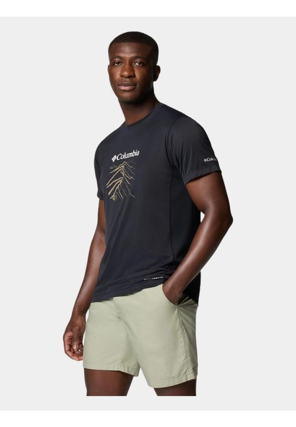 columbia - Columbia Koszulka Zero Rules 2118541011. Kolor: czarny. Sport: turystyka piesza