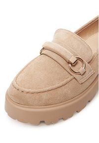 DeeZee Loafersy LE601-4 Beżowy. Kolor: beżowy. Materiał: materiał #3