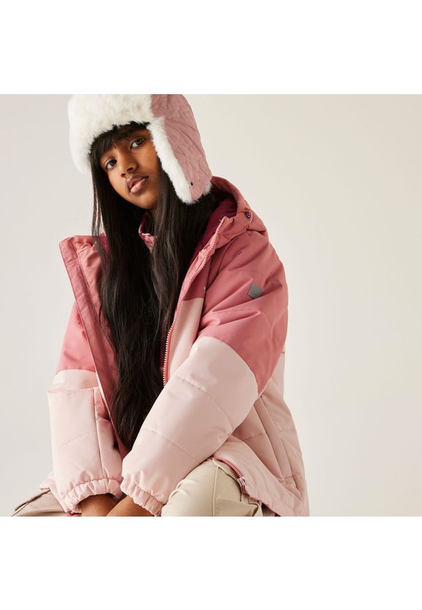 Regatta - Kurtka dziecięca zimowa ocieplana Lofthouse. Kolor: różowy. Materiał: puch. Sezon: zima. Styl: sportowy