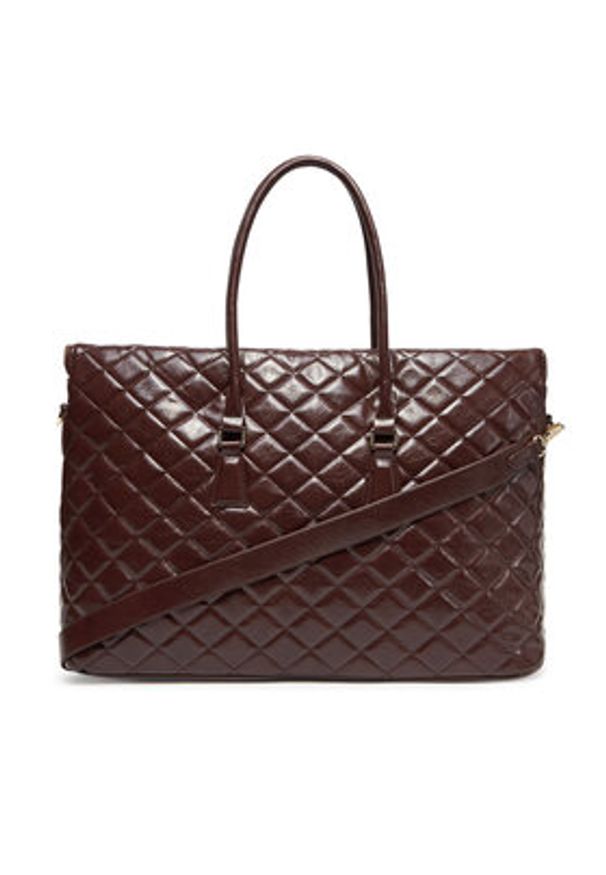 Nine West Torebka CEO-SOPHIA-LA374-4066 Brązowy. Kolor: brązowy