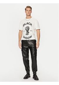 Hugo - HUGO T-Shirt Dostalgi 50530684 Beżowy Relaxed Fit. Kolor: beżowy. Materiał: bawełna #2