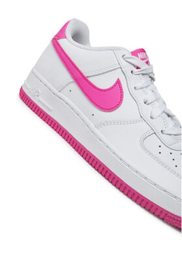 Nike Sneakersy Air Force 1 (GS) FV5948 102 Biały. Kolor: biały. Materiał: skóra. Model: Nike Air Force