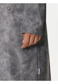 Rains Kurtka przeciwdeszczowa Longer Jacket W3 18360 Szary Regular Fit. Kolor: szary. Materiał: syntetyk #5