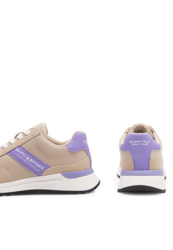 Beverly Hills Polo Club Sneakersy WS5685-08 Beżowy. Kolor: beżowy. Materiał: materiał