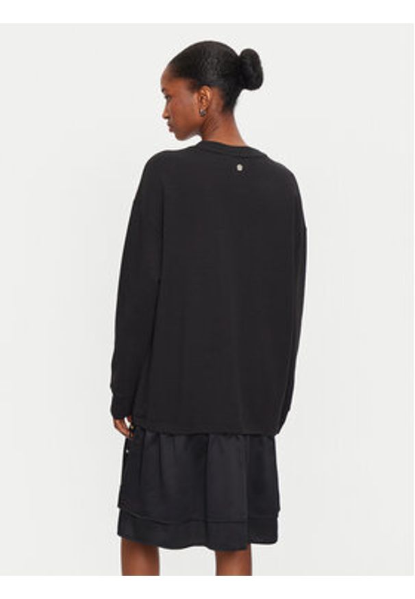 JOOP! Sukienka dzianinowa 58 JW234JE337 30040475 Czarny Regular Fit. Kolor: czarny. Materiał: bawełna, syntetyk