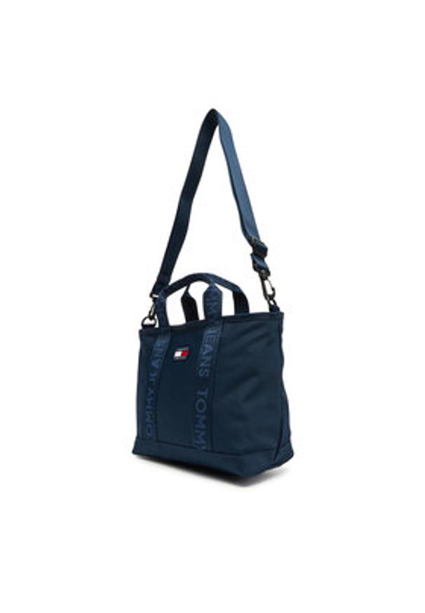 Tommy Jeans Torebka Tjw Daily Mini Tote AW0AW17566 Granatowy. Kolor: niebieski