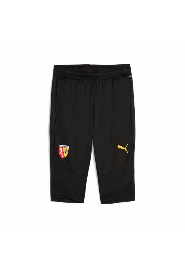 Puma - Spodnie treningowe 3/4 RC Lens 2024/25. Kolor: wielokolorowy, żółty, czarny. Sport: piłka nożna