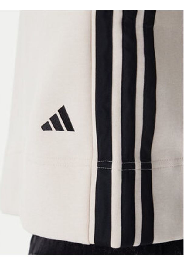 Adidas - adidas Bluza Farm Rio KS8031 Écru Loose Fit. Kolor: kremowy. Materiał: bawełna