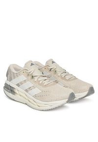 Adidas - adidas Buty do biegania adistar 4 JR0316 Beżowy. Kolor: beżowy. Materiał: materiał