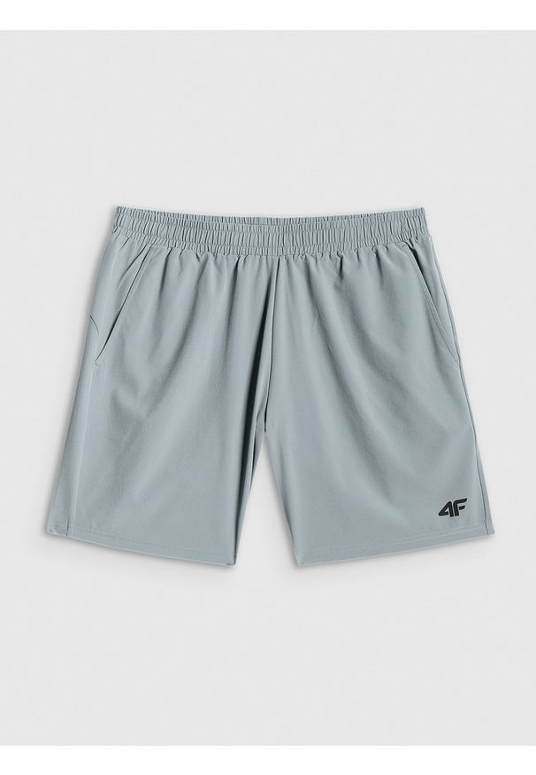4f - 4F Spodenki treningowe szybkoschnące męskie - szare XXL. Kolor: szary. Materiał: dzianina, materiał, włókno. Sport: fitness