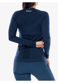 Bluza termoaktywna damska Mammut Trift Longsleeve. Kolor: niebieski. Długość rękawa: długi rękaw