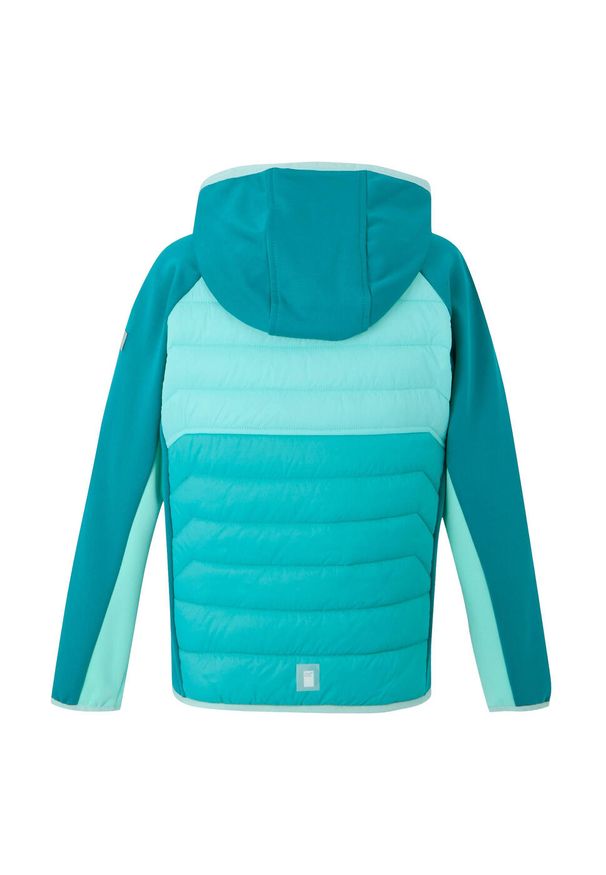 Regatta - Kurtka Dziecięca Kielder IX Hybrid Jacket. Kolor: turkusowy, wielokolorowy, niebieski