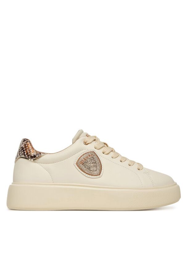 Blauer Sneakersy F5VENUS01/PYT Beżowy. Kolor: beżowy. Materiał: skóra