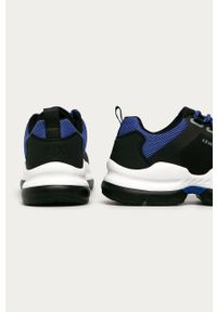 Armani Exchange - Buty. Nosek buta: okrągły. Zapięcie: sznurówki. Kolor: czarny. Materiał: syntetyk, materiał. Szerokość cholewki: normalna #2