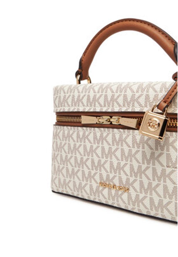 MICHAEL Michael Kors Torebka 32F5GQ1C0B Écru. Materiał: skórzane