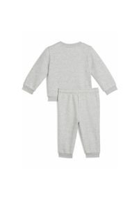 Puma - Dres dla małych dzieci Essentials Minicats PUMA Light Gray Heather. Kolor: wielokolorowy, czarny, szary. Materiał: dresówka. Wzór: nadruk