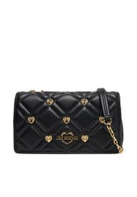 Love Moschino - LOVE MOSCHINO Torebka JC4120PP1MLI0000 Czarny. Kolor: czarny. Materiał: skórzane