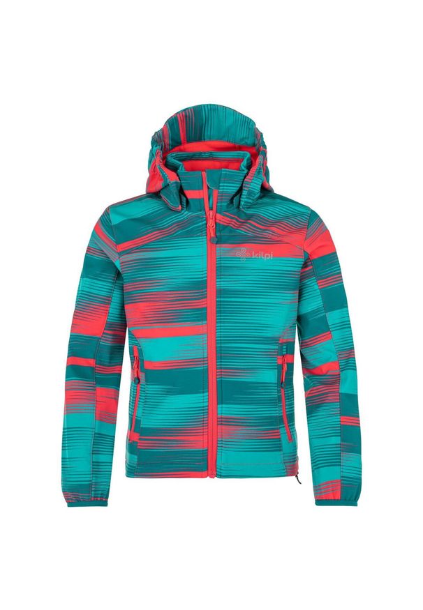 Dziewczęca kurtka softshell Kilpi RAVIA-J. Kolor: niebieski. Materiał: softshell. Sport: turystyka piesza