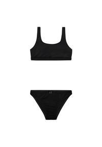 Dziewczęcy dwuczęściowy kostium kąpielowy Protest Rose. Kolor: czarny #1