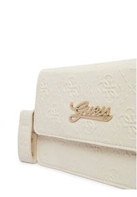 Guess Torebka J6RZ15 WGT10 Écru. Kolor: kremowy. Materiał: skórzane #5