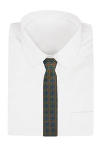 Elegancki Męski Krawat - Chattier - Geometryczny Wzór. Kolor: wielokolorowy. Materiał: tkanina. Wzór: geometria. Styl: elegancki #2