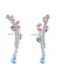 Swarovski Kolczyki 5737426 Srebrny. Materiał: metalowe. Kolor: srebrny #2