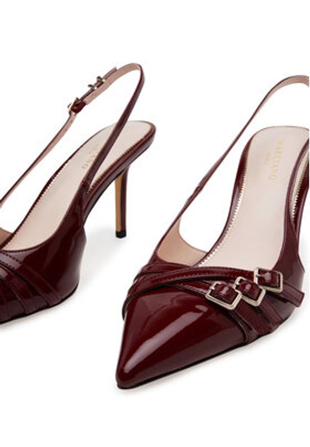 Marciano Guess Sandały 5GGZ31 7231A Bordowy. Kolor: czerwony. Materiał: skóra