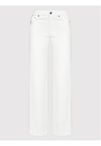 Simple Jeansy SPDJ008 Biały Relaxed Fit. Kolor: biały #3