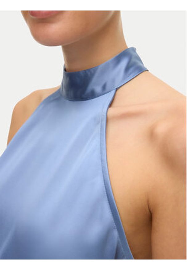 Vero Moda Sukienka wieczorowa Sally 10333766 Niebieski Regular Fit. Kolor: niebieski. Materiał: syntetyk. Styl: wizytowy