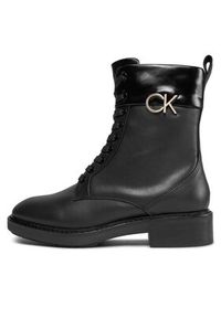 Calvin Klein Trapery Rubber Sole Combat Boot W/Hw HW0HW01717 Czarny. Kolor: czarny. Materiał: skóra #6